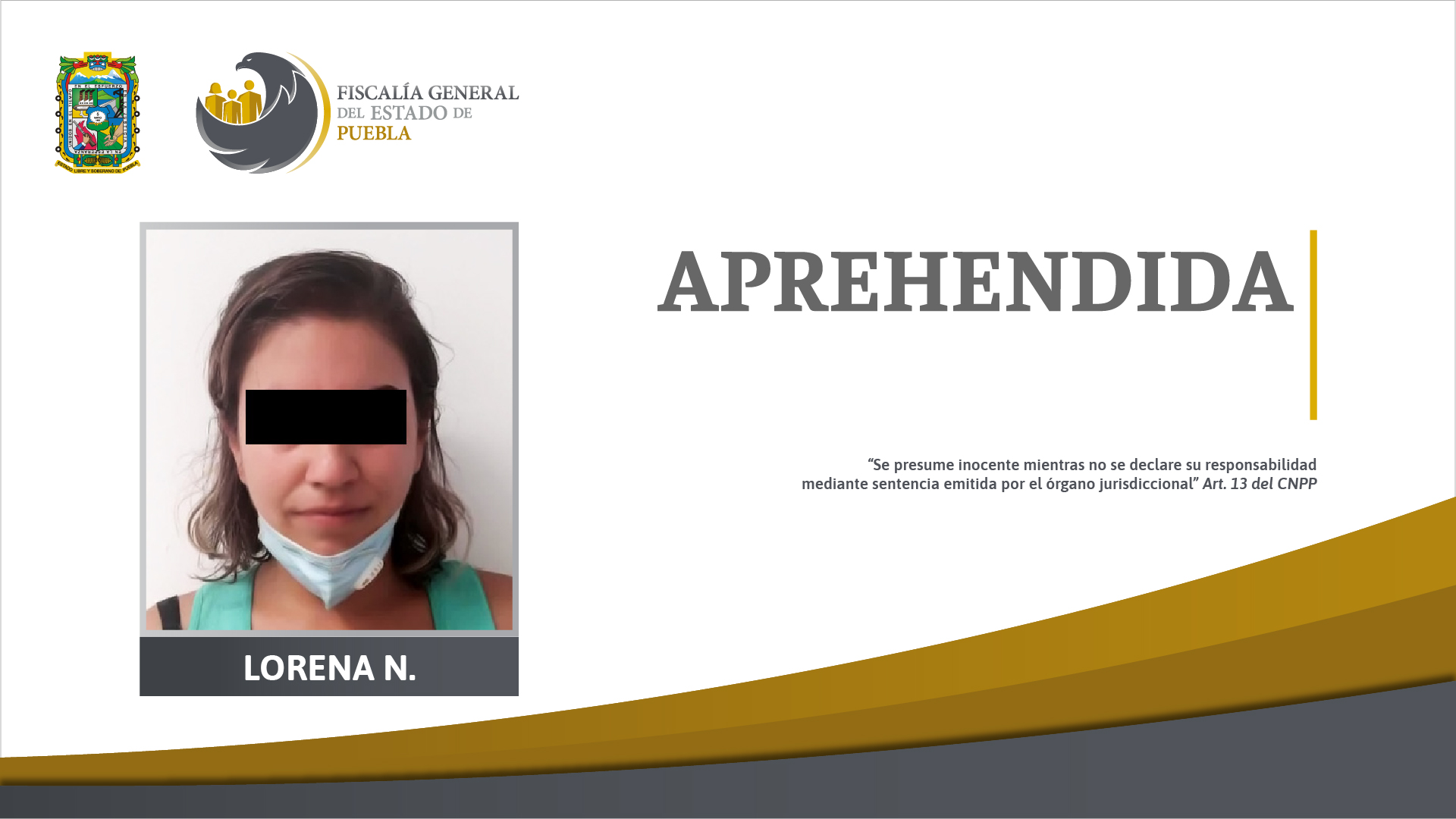 Aprehendida por presuntas operaciones con recursos ilícitos