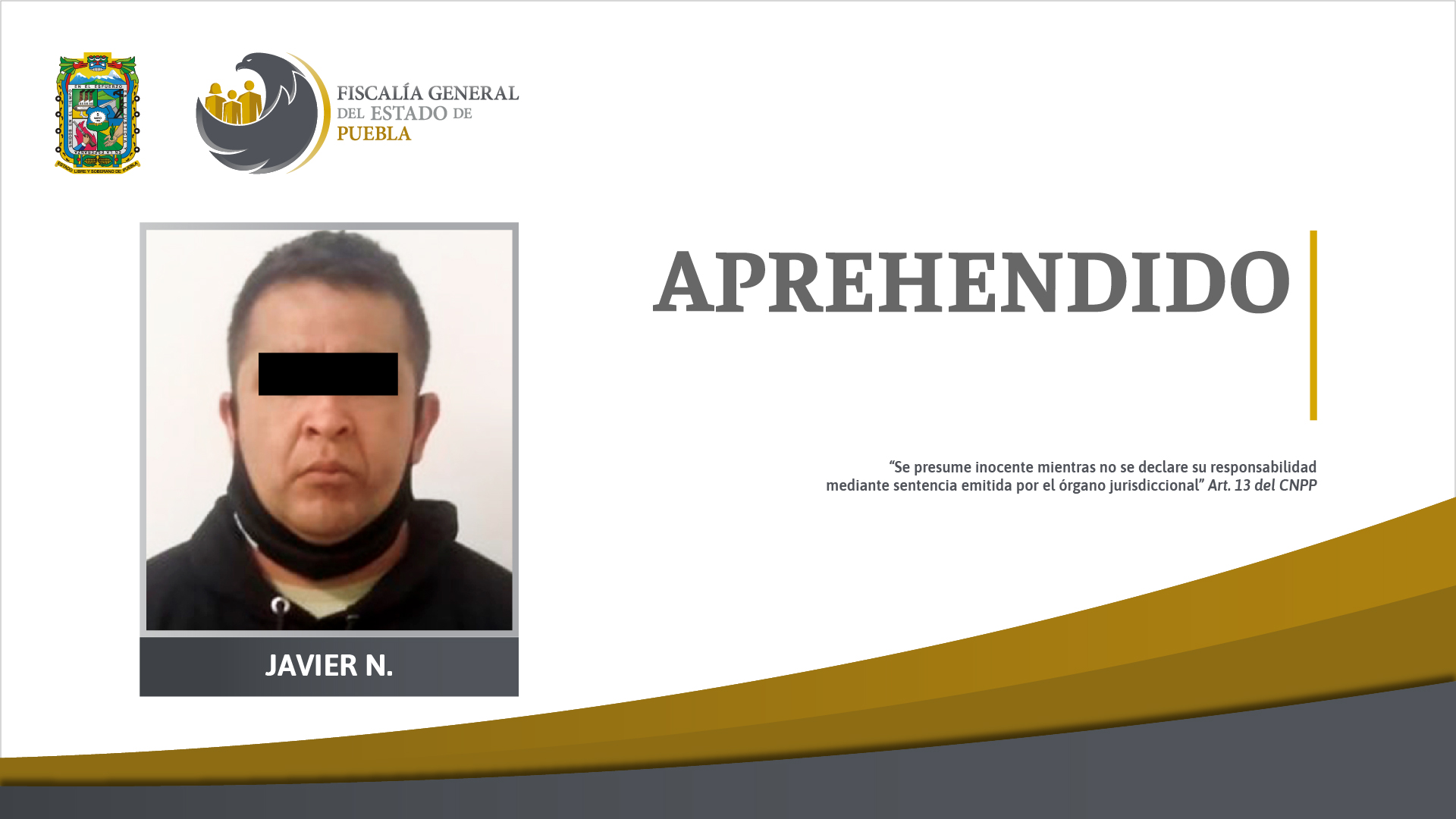 Fiscalía aprehendió a presunto homicida de un coordinador académico de la SEP