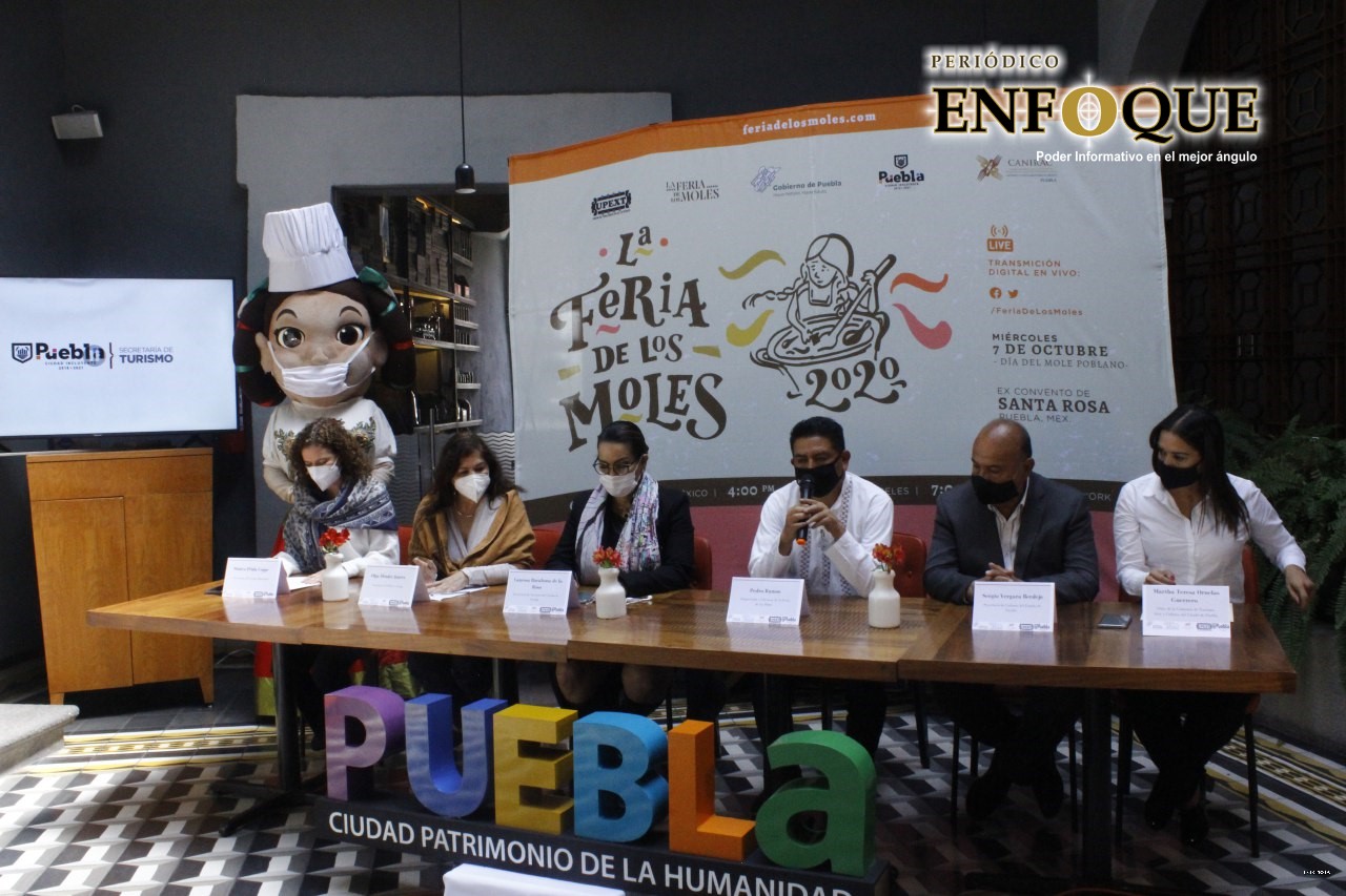 Puebla será sede de la Feria de los Moles 2020