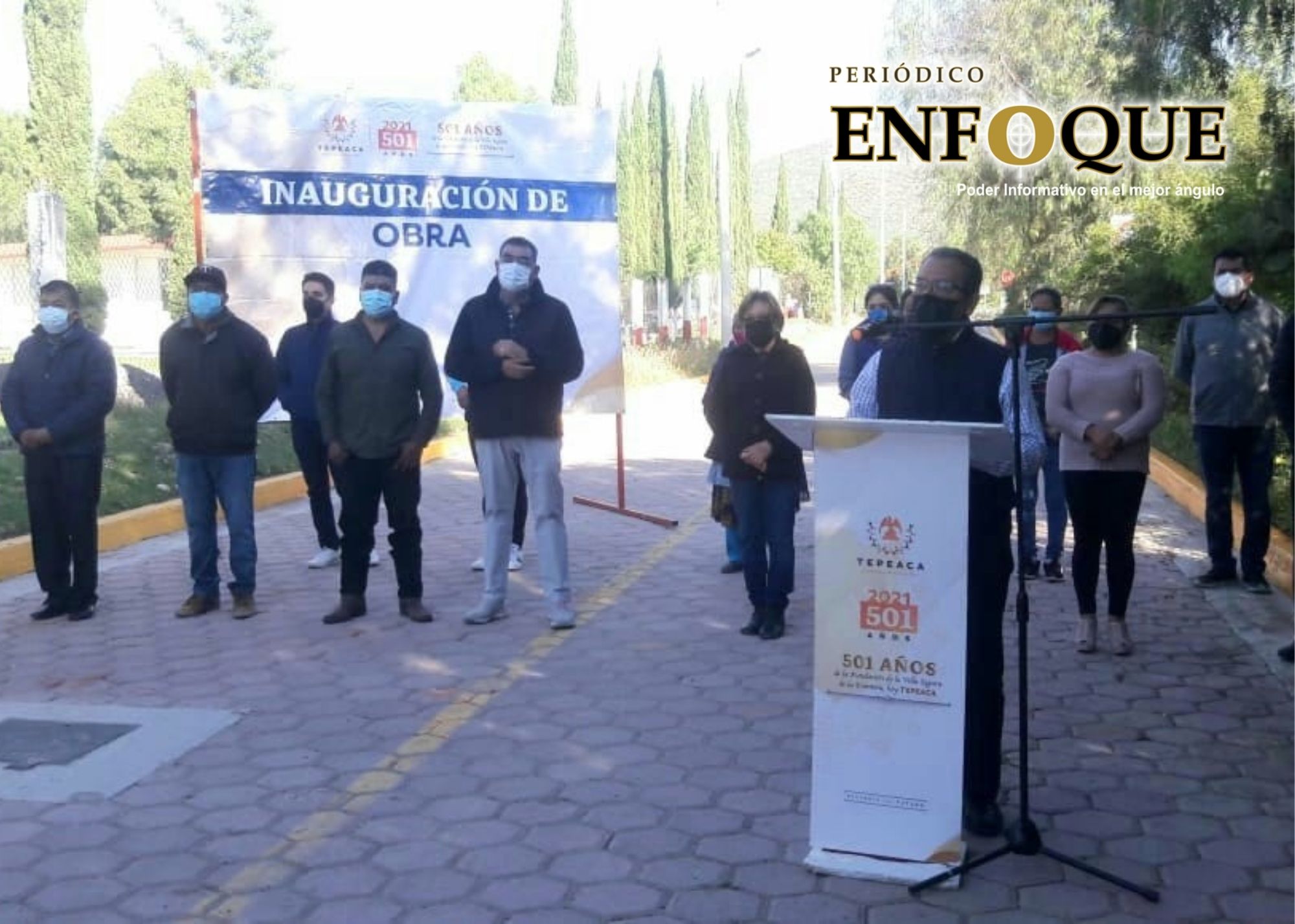 A unos días de finalizar la administración, edil de Tepeaca y Diputado Local inauguran obras 