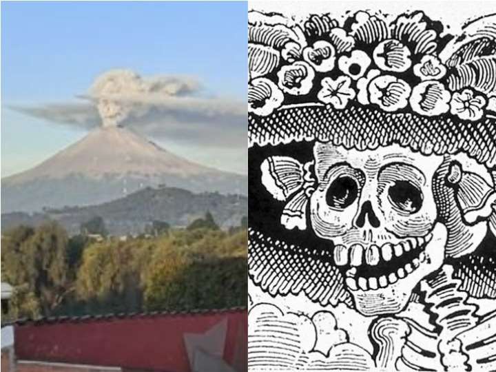 La Catrina de humo en el Popocatépetl, explicación científica y otras teorías