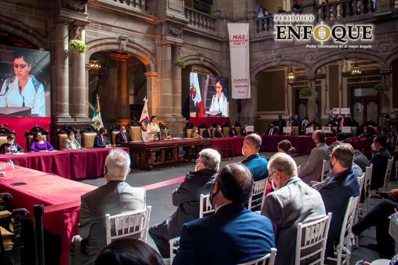 Regidores divididos en segundo informe de Claudia Rivera