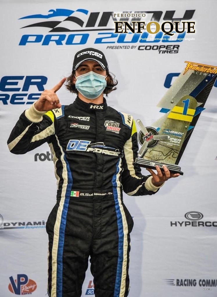 El poblano Manuel Sulaimán conquistó doble podio en Nueva Jersey 