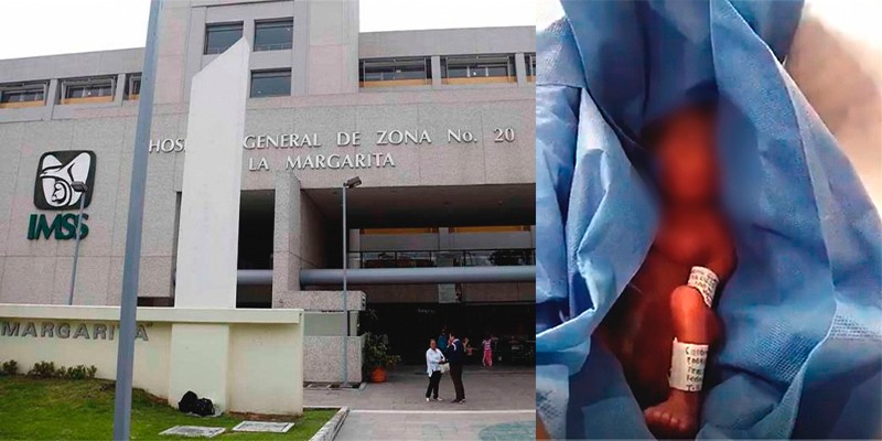 Hospital de la Margarita en Puebla declara muerto a recién nacido y funeraria descubre que sigue vivo