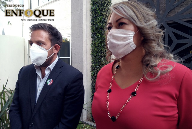 Toma protesta César Jiménez Lorenzini como nuevo presidente del comité del PRI en San Pedro Cholula