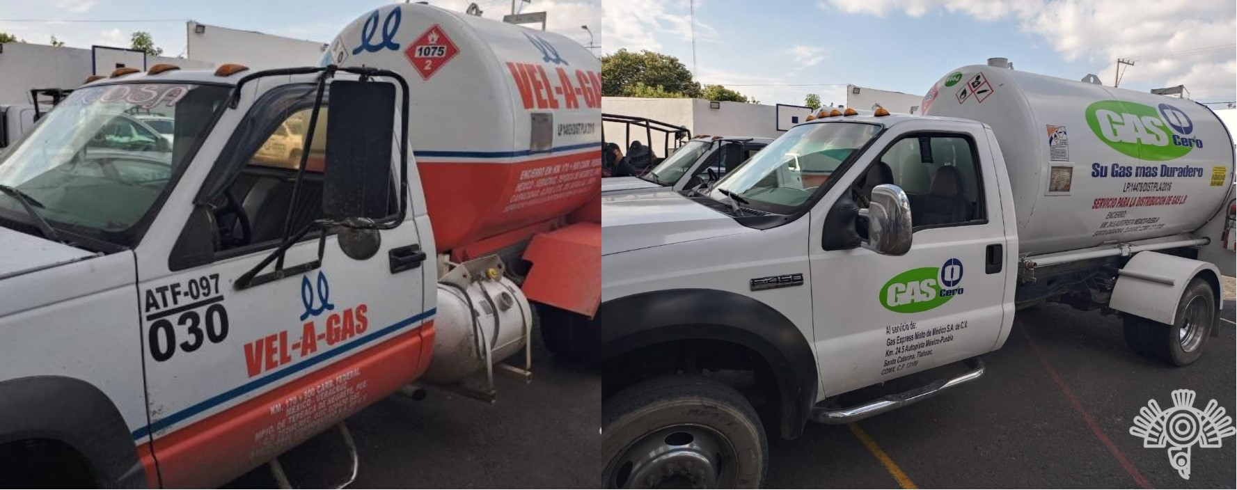 Aseguran 10 mil litros de gas LP en Tecali de Herrera 