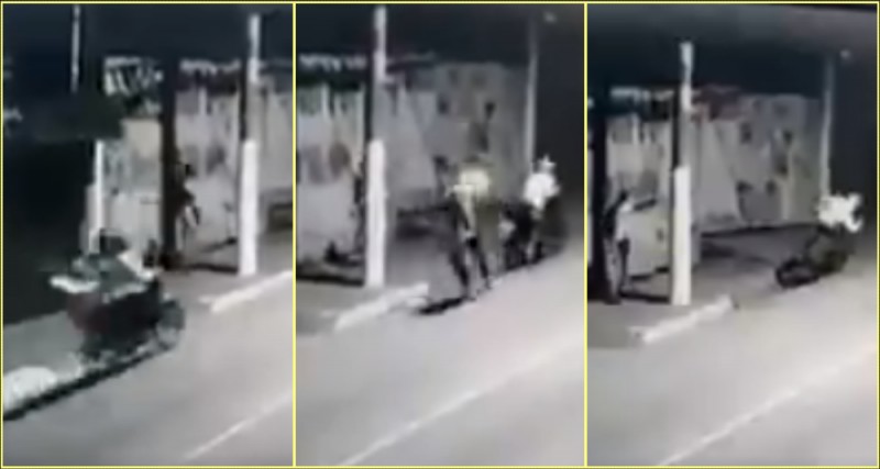 Sujetos intentan asaltarla pero ella sale más “brava” y los recibe a tiros (Video)