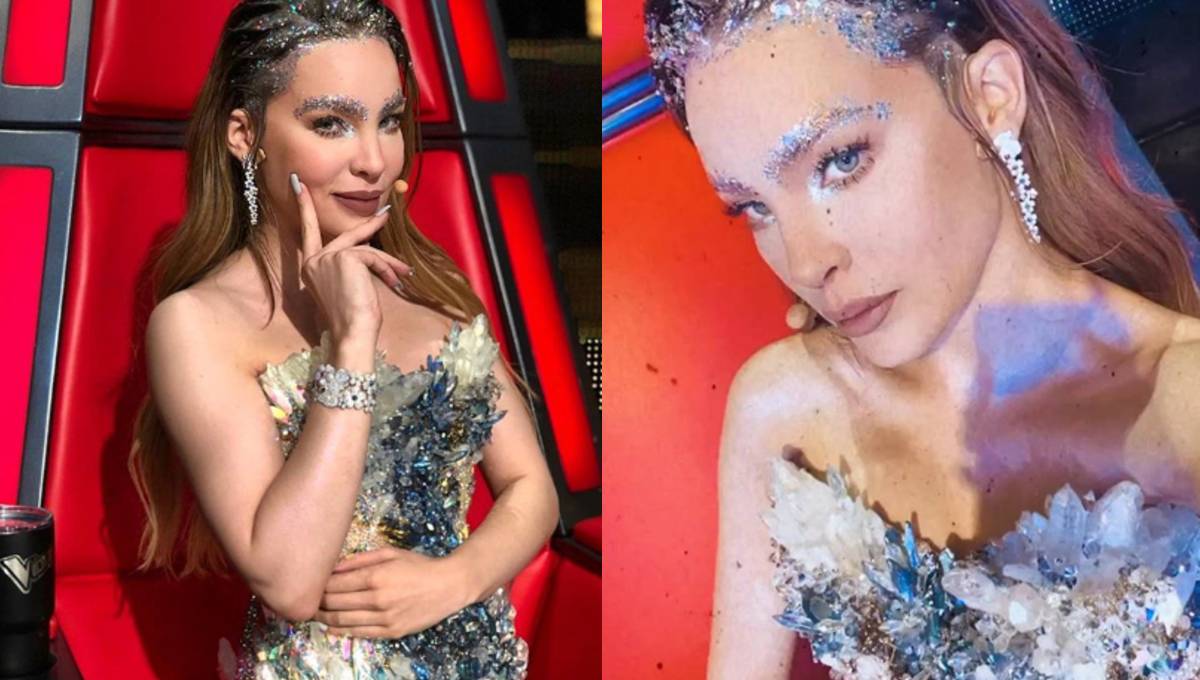 Como toda una reina de hielo, Belinda arrasa en la final de La Voz al estilo Frozen