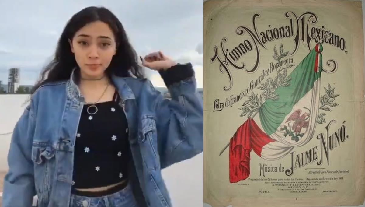 Mujer desata criticas tras “perrear” el Himno Nacional Mexicano