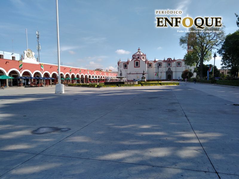 Sin trueque y sin peregrinos lució San Pedro Cholula este 8 de septiembre