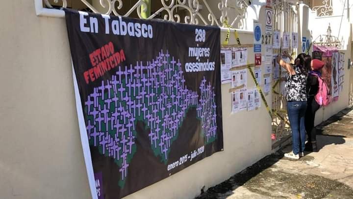 Feministas de Tabasco 'clausuran' comisión de Derechos Humanos y estos son otros estados que se han unido