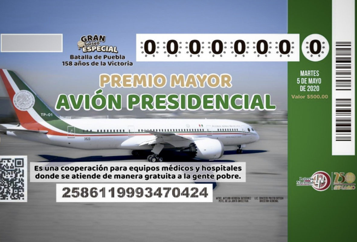 ¿AMLO se sacará la rifa del avión presidencial? Este es el número de su 'cachito'