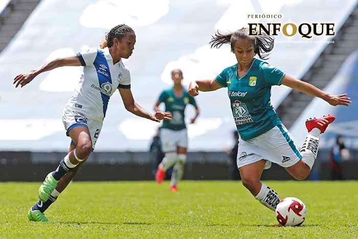 Puebla Femenil dejó ir el triunfo ante León en el Cuauhtémoc