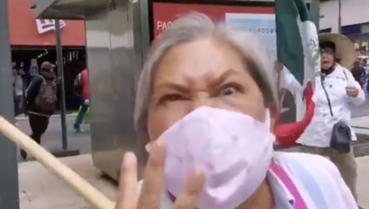 “¡Te odio con toda mi alma, perro!”: Integrante de FRENAAA arremete contra AMLO (Video)