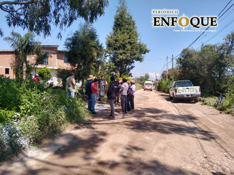 Frenan invasión de Coronango en calle de San Gabriel Ometoxtla
