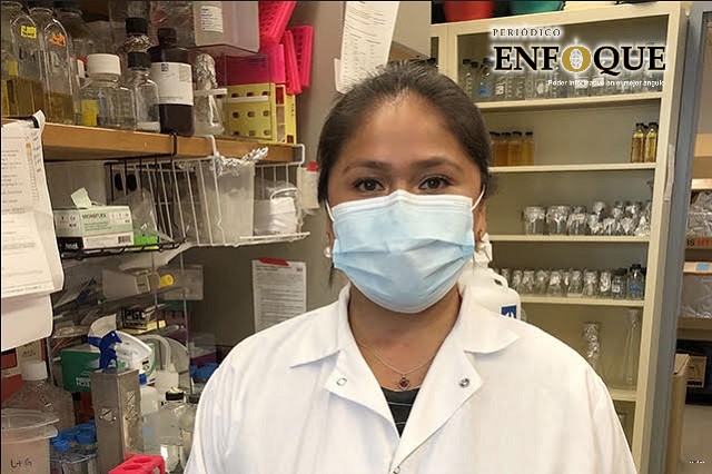 Maricarmen Rojas, egresada de la BUAP colabora en investigación sobre Covid-19