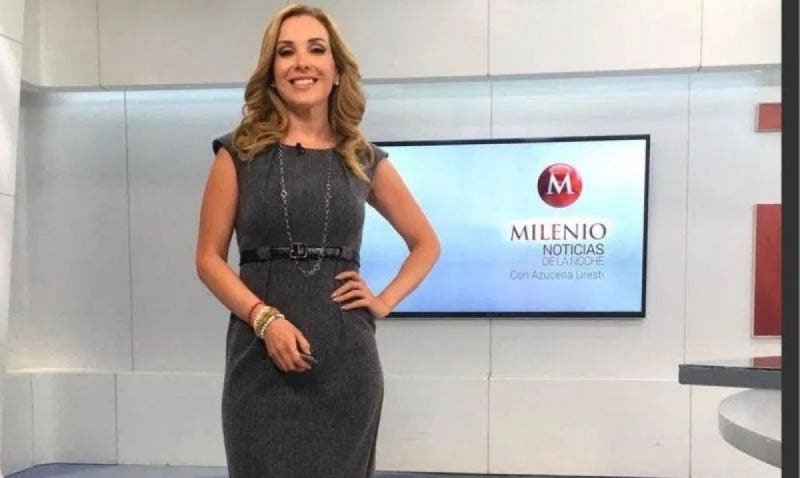 Se le escapa fuerte grosería a presentadora de noticias Azucena Uresti (Video)