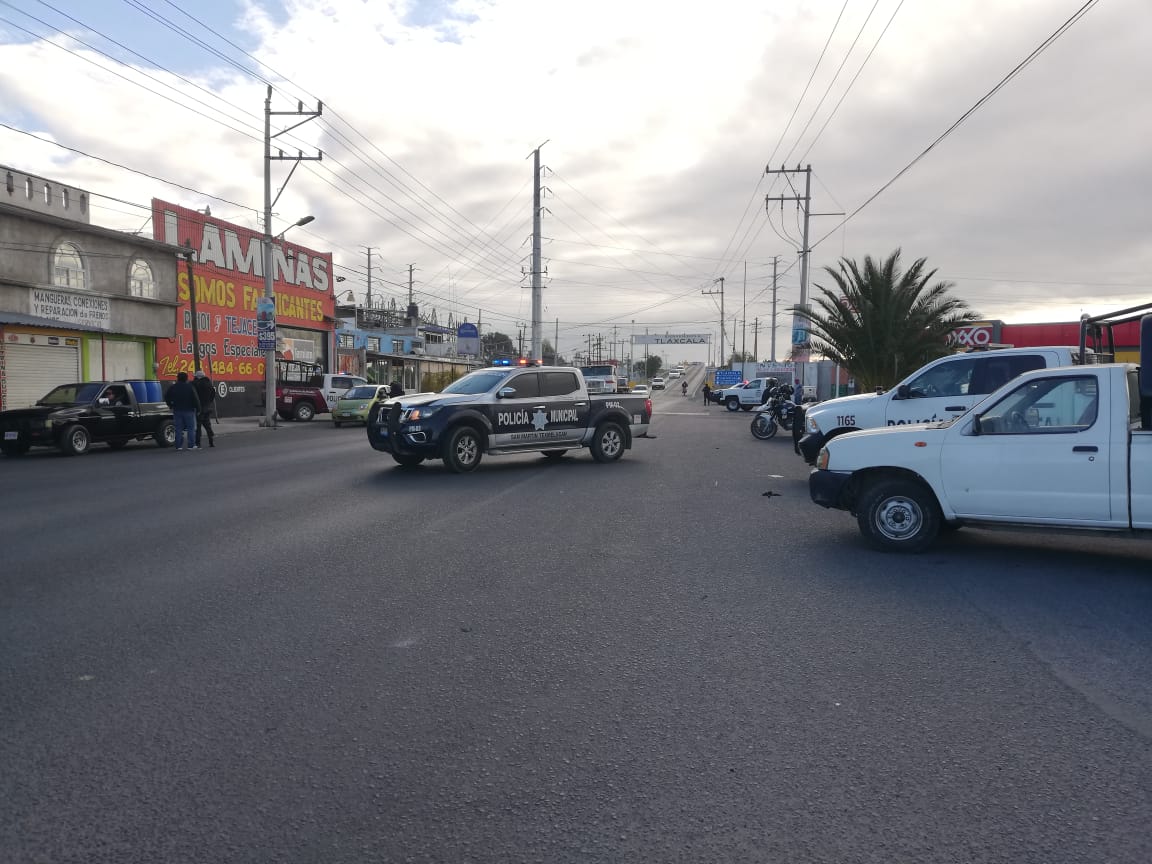 Nuevo paradero, crea conflicto con transporte de Tlaxcala, en Texmelucan