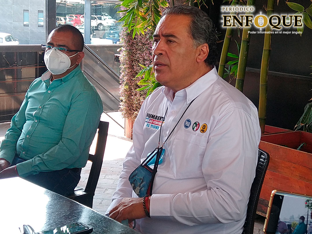 Vamos a ganar el Distrito de Cholula con el PAN, PRI y PRD: Humberto Aguilar "El Tigre"