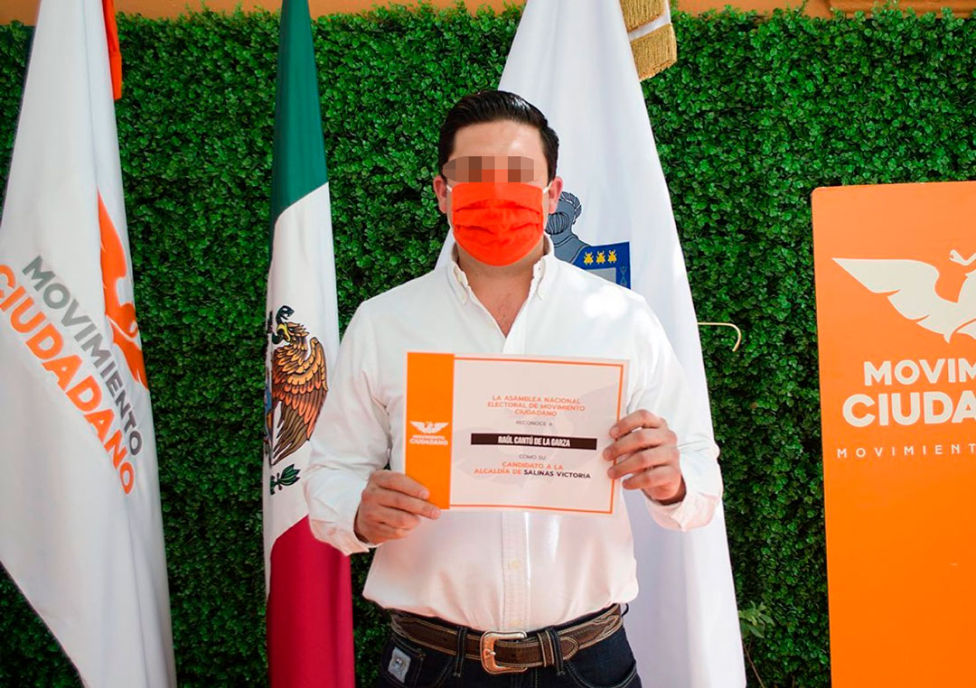 Detienen a Raúl Cantú candidato de MC a alcaldía en NL. tras captura de 'El Vaquero' 