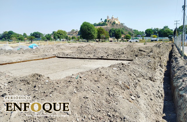 Pide INAH a San Andrés clausura de obra en terrenos de la Gran Pirámide de Cholula