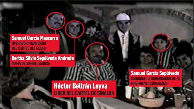 Adrián de la Garza presenta video que vincula a Samuel García con el Cartel del Golfo