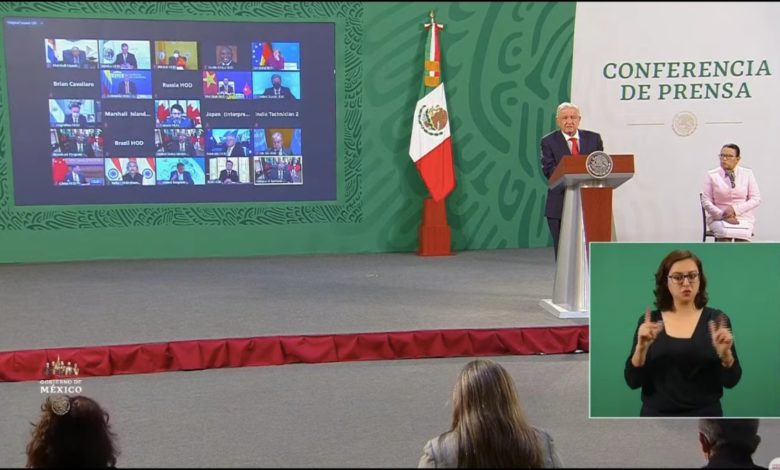 AMLO presume “Sembrando Vida” durante cumbre climática, pero pocos avances en energías limpias