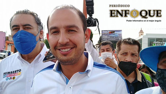 Arremete Marko Cortés contra Julio Lorenzini en Cholula