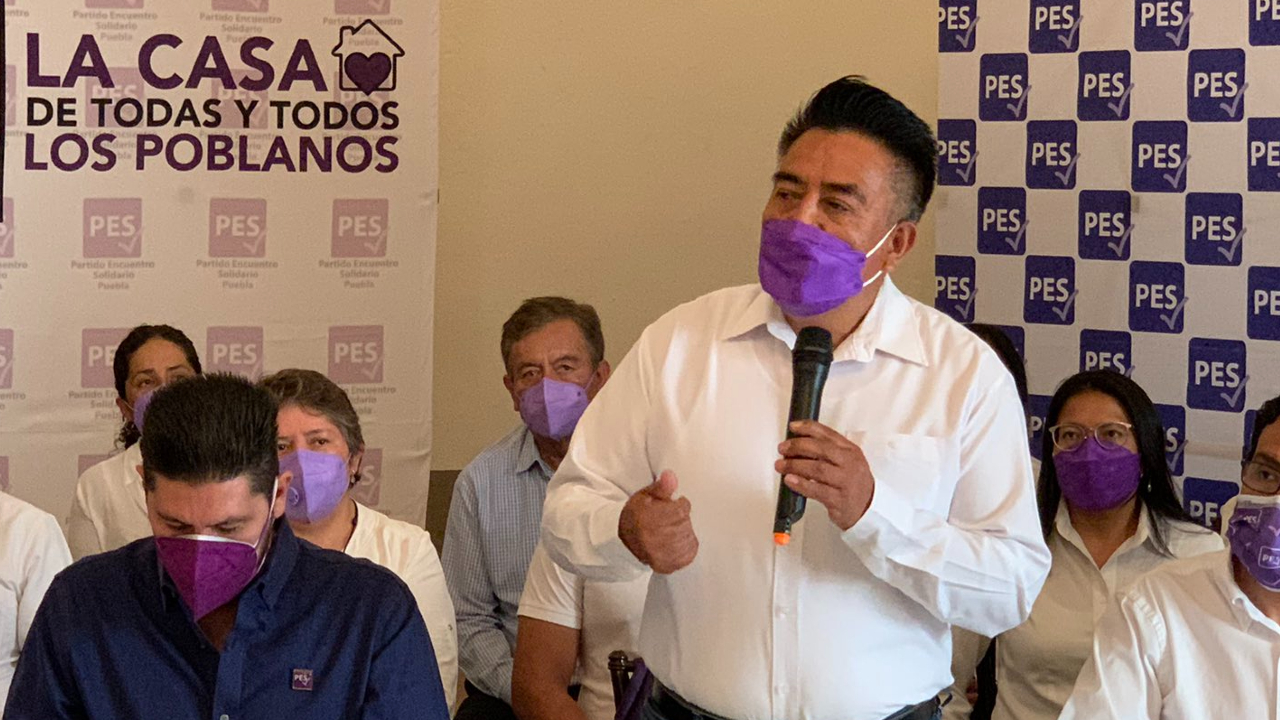 PES Puebla presenta a Adán Xicale como su candidato por la Alcaldía de San Andrés Cholula
