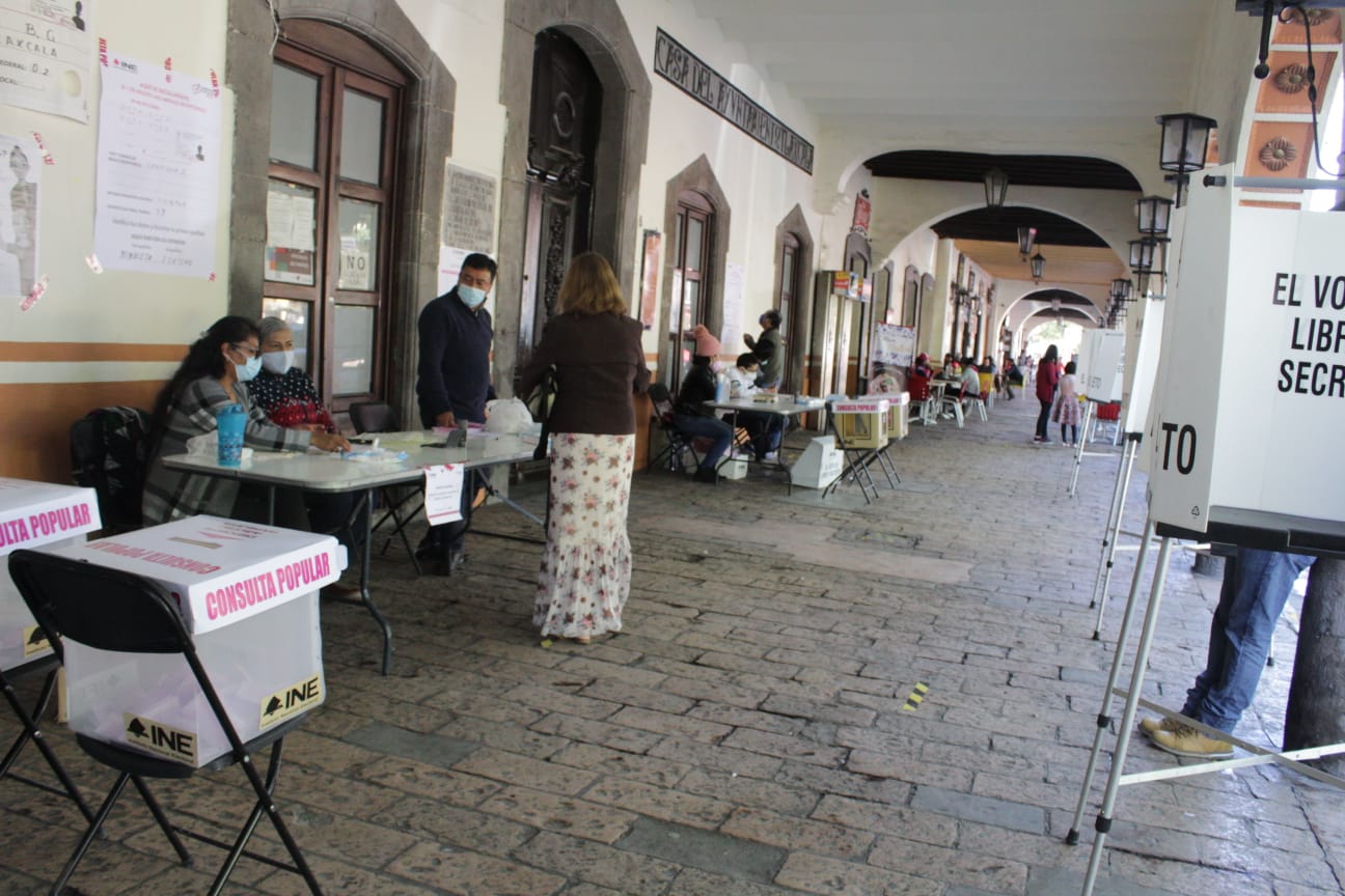 Se instalaron un total de 598 casillas para la Consulta Popular en Tlaxcala 