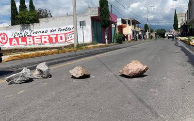 Ciudadanos de Tetlanohcan se muestran inconformes con la seguridad en el municipio.