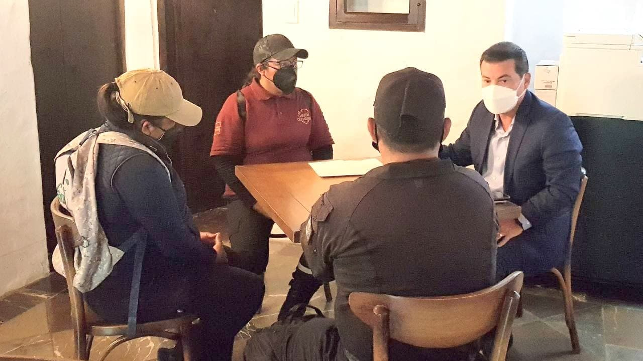Luis Alberto Arriaga mantuvo una segunda reunión con la Comisión de Guardias Ciudadanos de San Pedro Cholula 