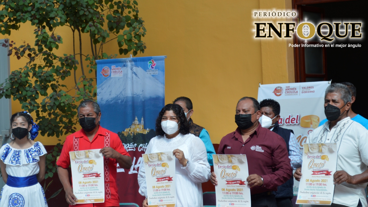 Con un aforo controlado San Andrés Cholula efectuará la vigésima edición de la Feria del Queso