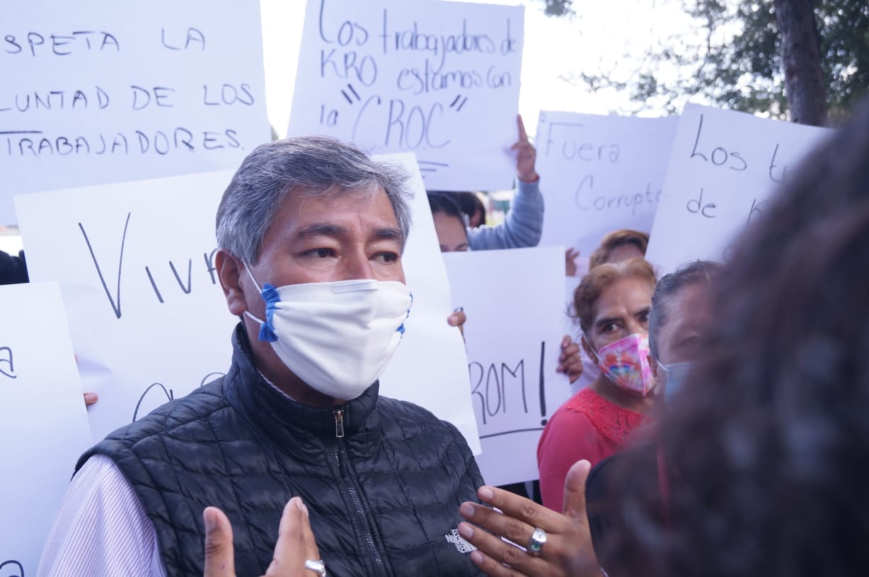 Piden cambio de Sindicato en KRO confecciones 