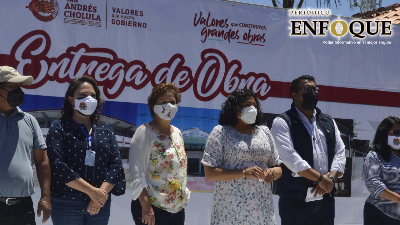 El Ayuntamiento de San Andrés Cholula hizo entrega de la Ampliación de Drenaje de San Antonio Cacalotepec 