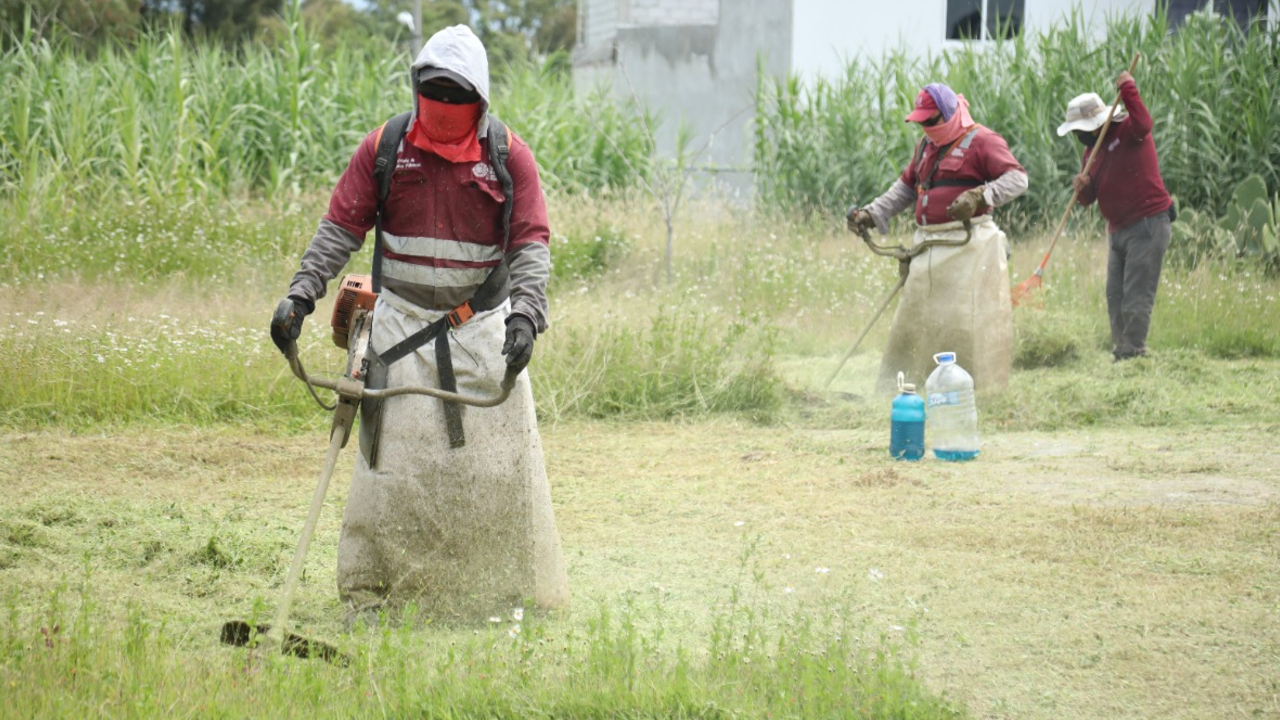 Ayuntamiento de San Andrés Cholula inició con los trabajos de acondicionamiento en las escuelas para este regreso a clases 