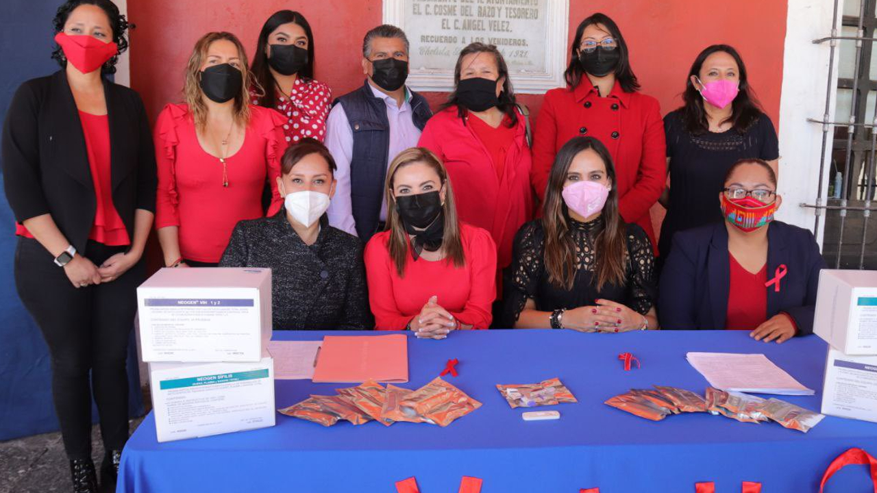 En el Día Mundial de la Lucha contra el SIDA el Ayuntamiento de San Pedro Cholula aplicó pruebas rápidas de VIH 