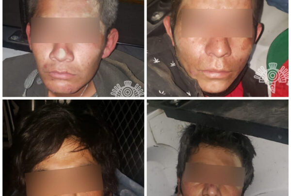 Por golpear a transeúnte detienen a cuatro sujetos 