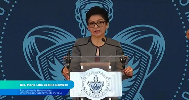 Lilia Cedillo promete estabilidad financiaría para la BUAPLilia Cedillo promete estabilidad financiaría para la BUAP