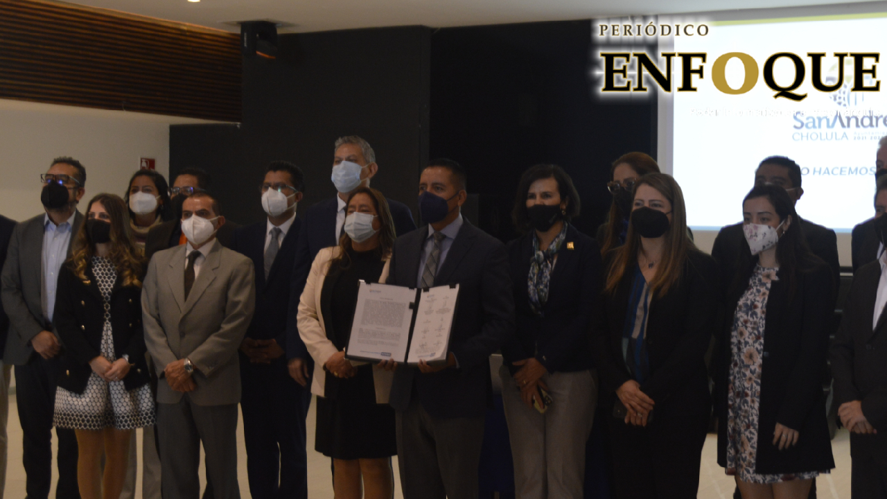Ayuntamiento de San Andrés Cholula en conjunto con las Universidades radicadas en el municipio presentaron la alianza "San Andrés Cholula Comunidad Universitaria"