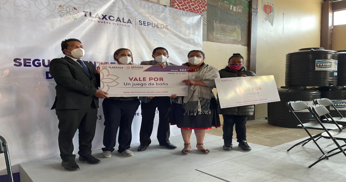 Encabezó SEPUEDE segunda entrega de apoyos comunitarios y de proyectos productivos
