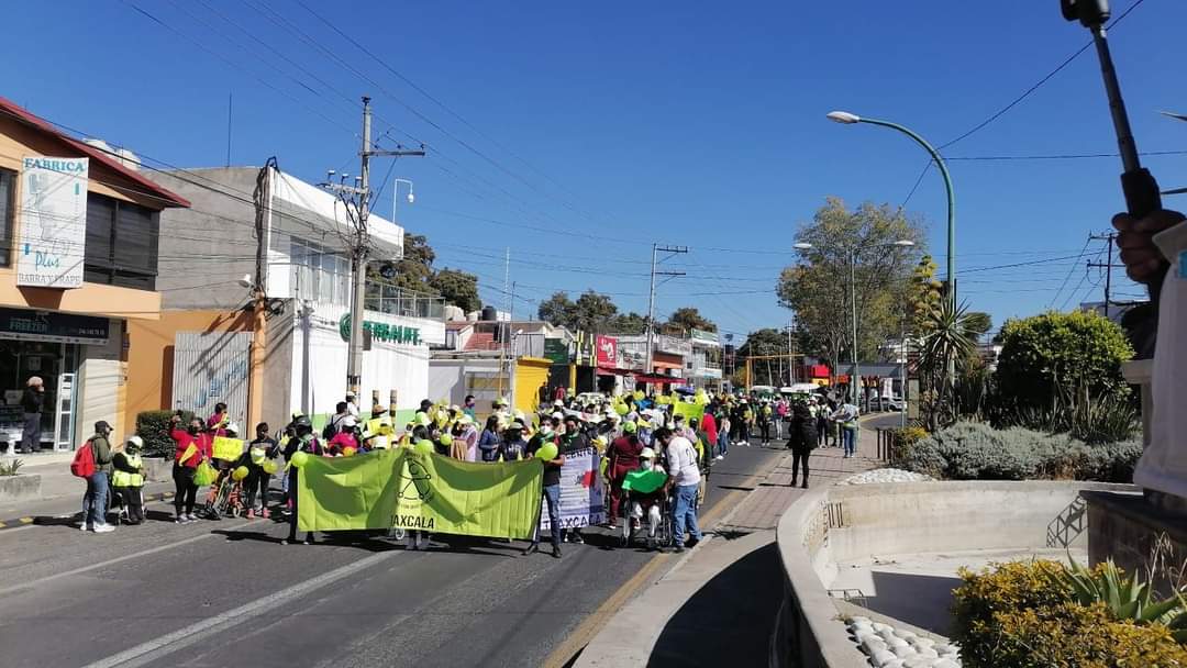 Se suma Tlaxcala a marcha por las personas discapacitadas