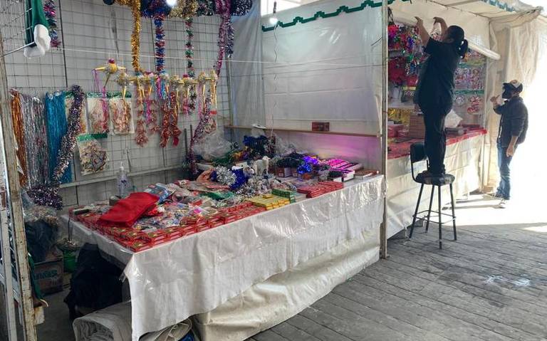 Mercado de Navidad es instalado en el municipio de Chiautempan