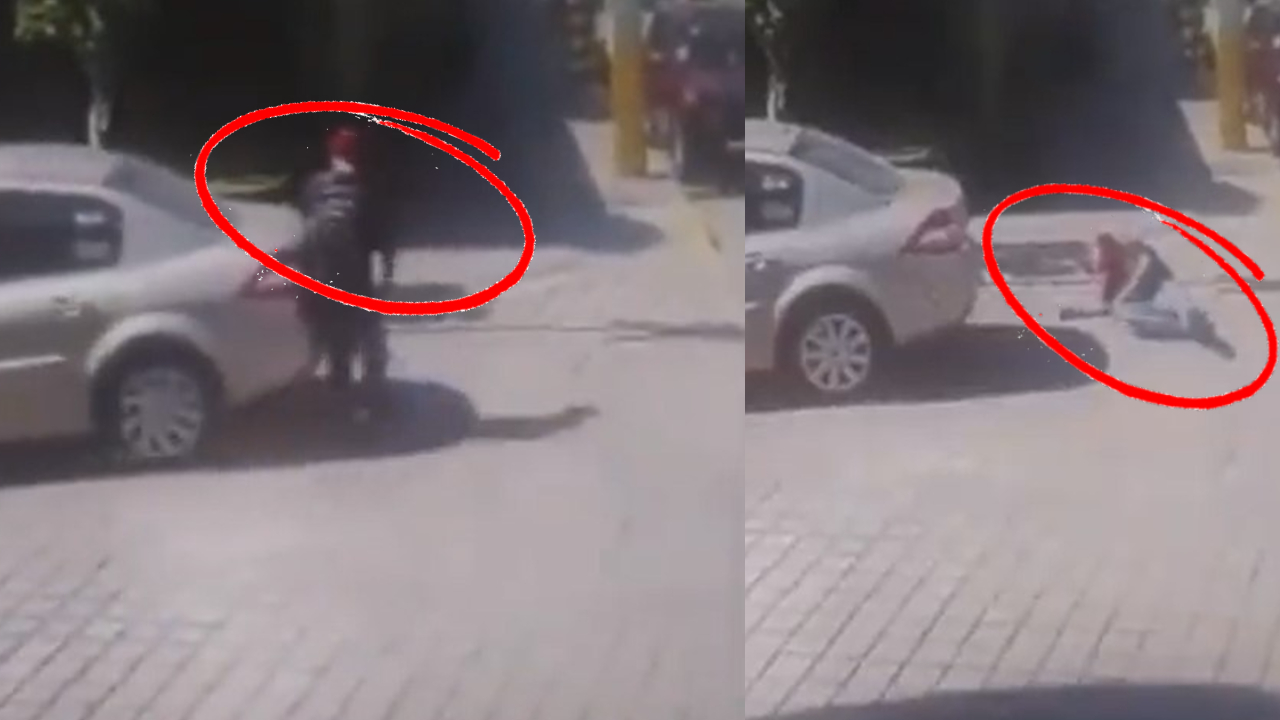 ¿Modus Operandi? En Cholula un transeúnte finge ser atropellado por una mujer