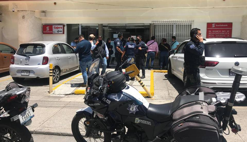 Tras atraco a cuentahabiente, Eduardo Rivera se compromete a reforzar seguridad