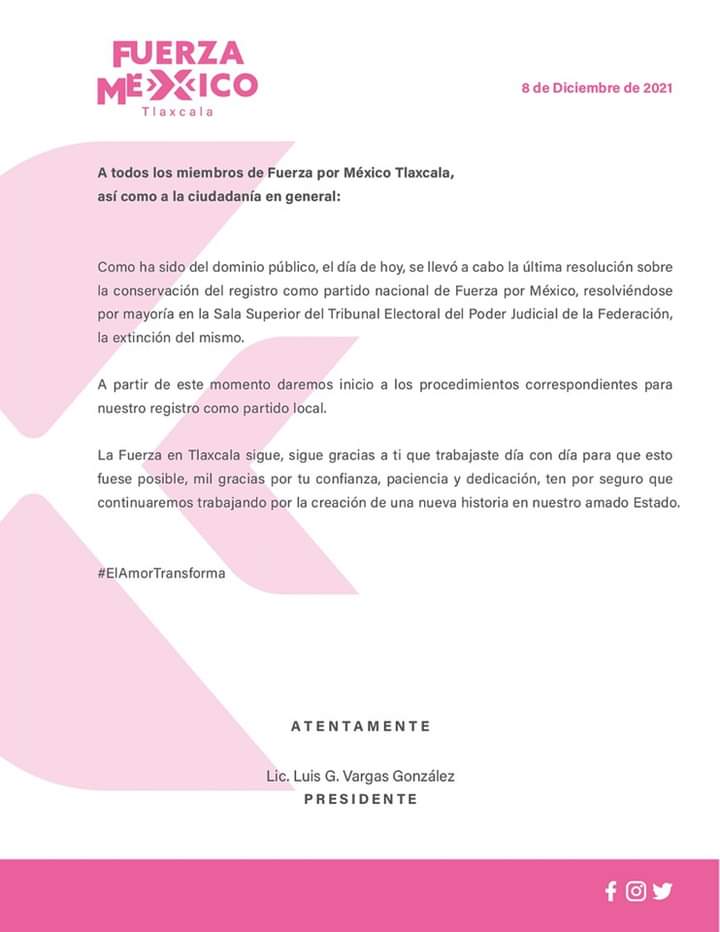 Anuncia FxM búsqueda de registro como partido político local