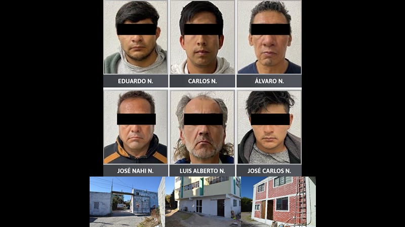 Detienen a 6 hombres durante cateo en la colonia  Santa Bárbara Sur; tenían drogas y pipas de gas