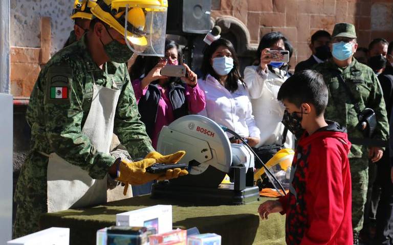 Campaña de Canje de Armas de Fuego 2021 en el estado de Tlaxcala fue exitosa