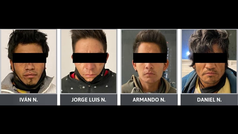 Envían a prisión a secuestradores capturados en la ciudad de Puebla; tienen 20, 21 y 28 años de edad