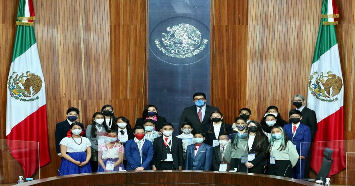 Por tercer año, gana Tlaxcala concurso regional e integra el Tribunal Electoral Infantil del TEPJF 